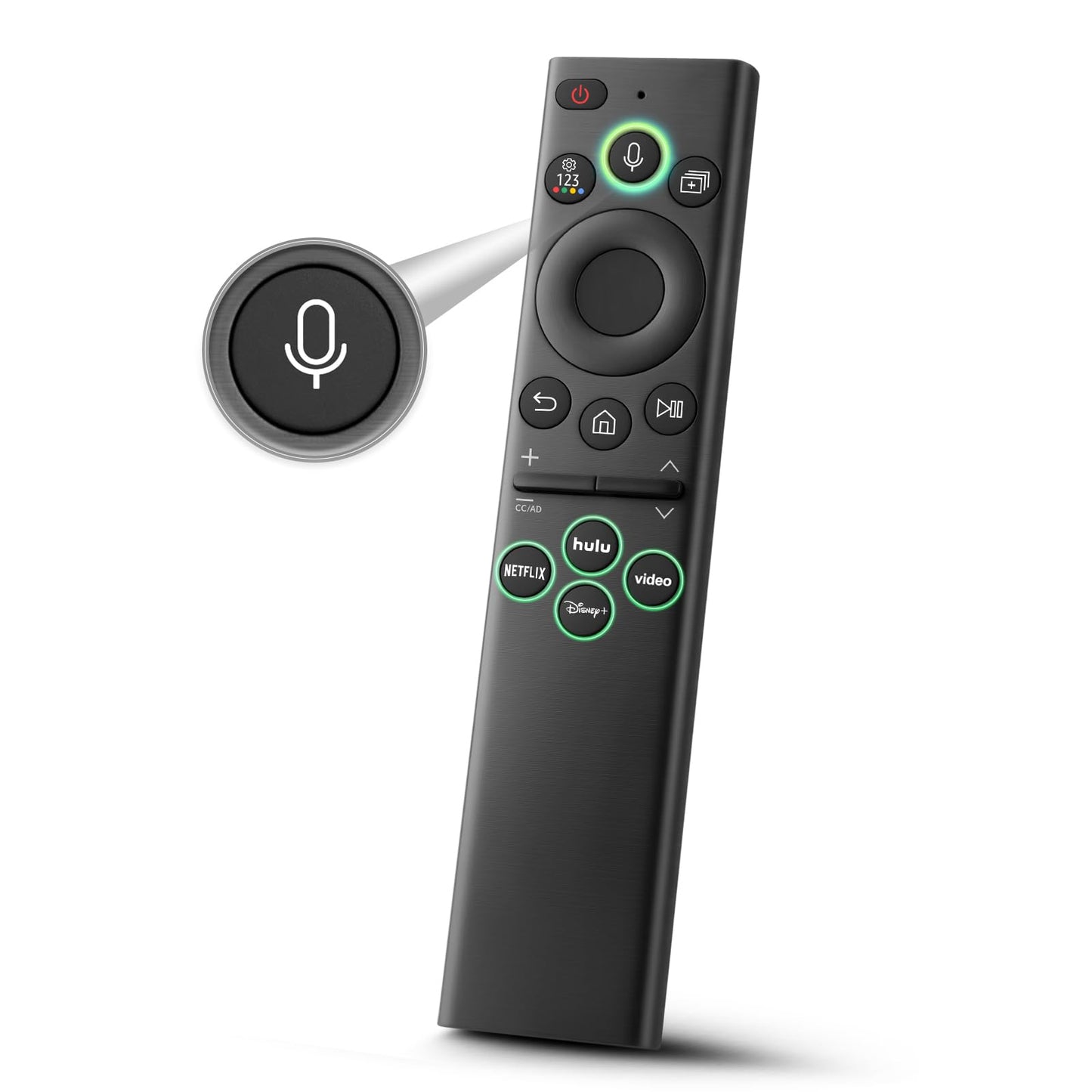 (Pack of 2) Replacement Remote Control Only for Roku TV, Compatible for TCL Roku/Hisense Roku/Onn Roku/Sharp Roku/Element Roku/Westinghouse Roku/Philips Roku Smart TVs (Not for Roku Stick and Box)