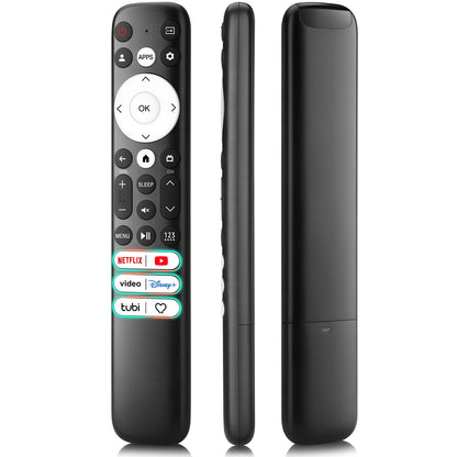 (Pack of 2) Replacement Remote Control Only for Roku TV, Compatible for TCL Roku/Hisense Roku/Onn Roku/Sharp Roku/Element Roku/Westinghouse Roku/Philips Roku Smart TVs (Not for Roku Stick and Box)