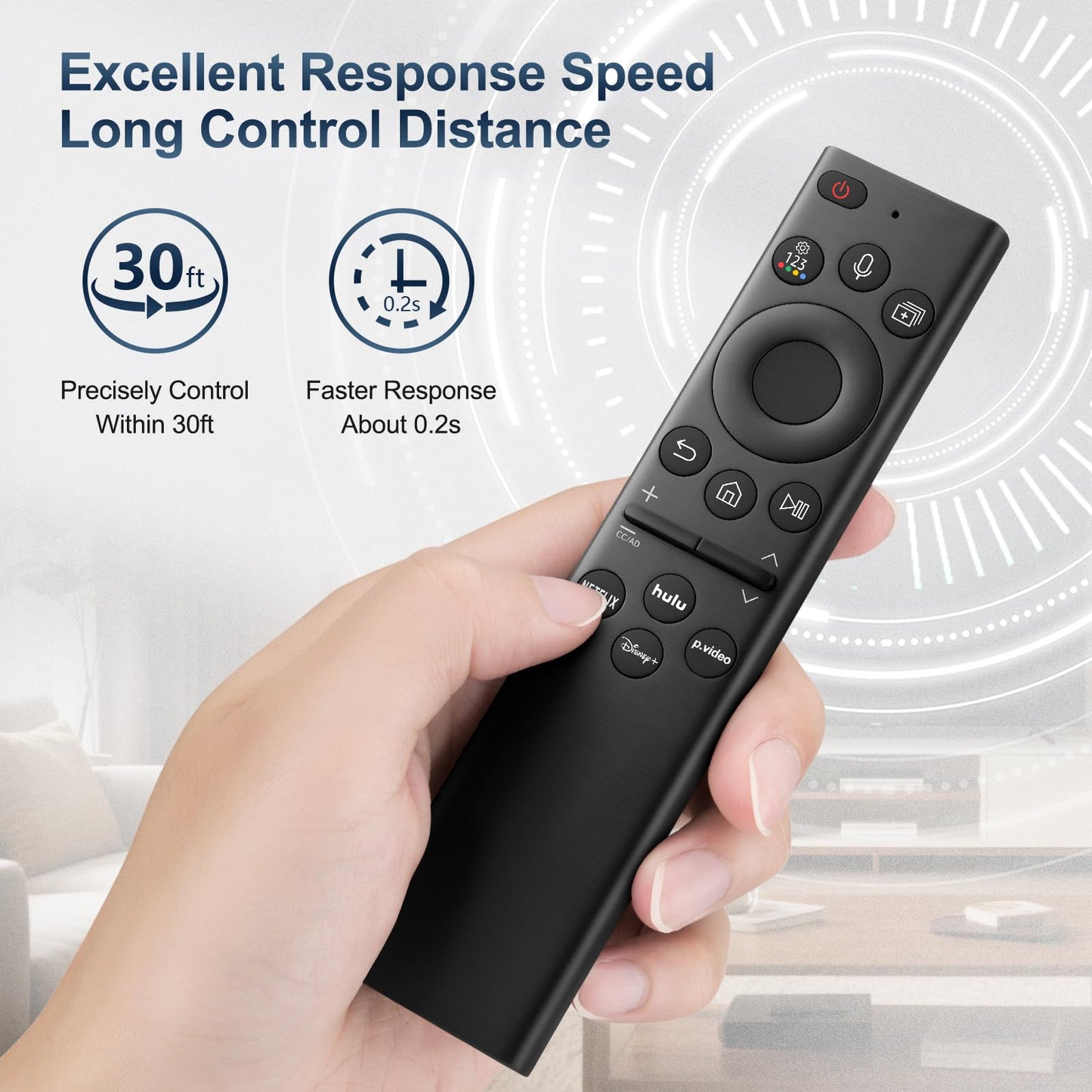 (Pack of 2) Replacement Remote Control Only for Roku TV, Compatible for TCL Roku/Hisense Roku/Onn Roku/Sharp Roku/Element Roku/Westinghouse Roku/Philips Roku Smart TVs (Not for Roku Stick and Box)
