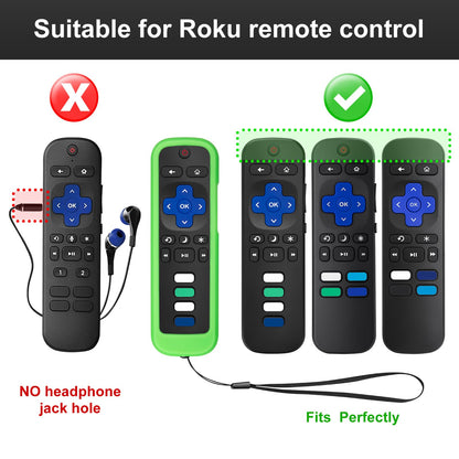 (Pack of 2) Replacement Remote Control Only for Roku TV, Compatible for TCL Roku/Hisense Roku/Onn Roku/Sharp Roku/Element Roku/Westinghouse Roku/Philips Roku Smart TVs (Not for Roku Stick and Box)
