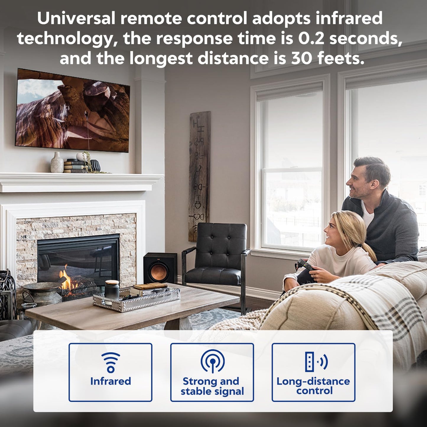 (Pack of 2) Replacement Remote Control Only for Roku TV, Compatible for TCL Roku/Hisense Roku/Onn Roku/Sharp Roku/Element Roku/Westinghouse Roku/Philips Roku Smart TVs (Not for Roku Stick and Box)